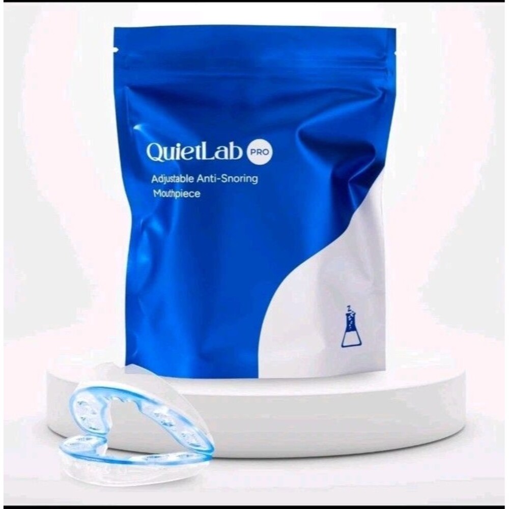 QuietLab Pro Adjustable Anti-Snoring Mouthpiece - BPA-Free Medical Grade - NEW